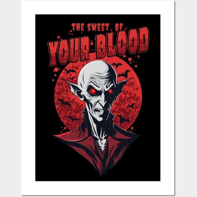 The Sweet of Your Blood Wall Art by BlackMorelli